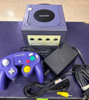 Videogame GameCube Índigo Roxo Seminovo + Controle + 2 Jogos